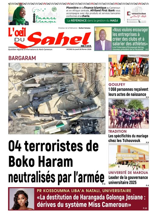 L’ŒIL DU SAHEL N°2303