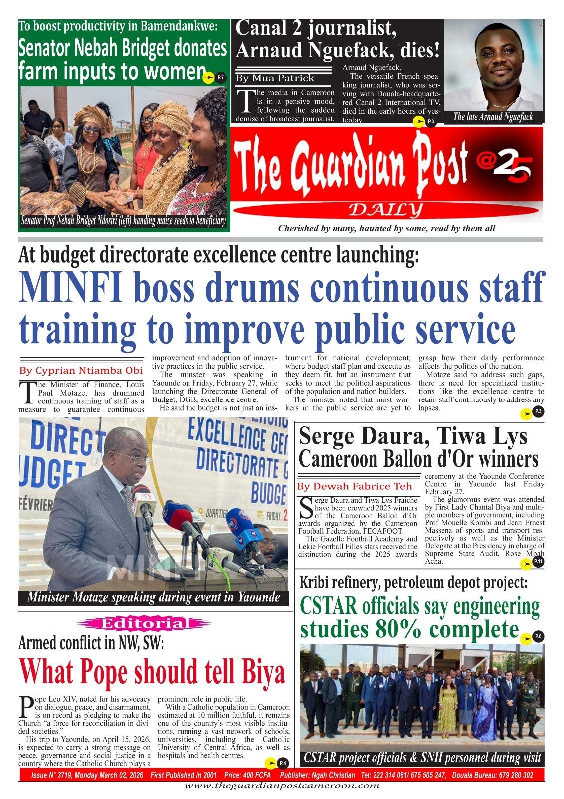 THE GUARDIAN POST N°3719