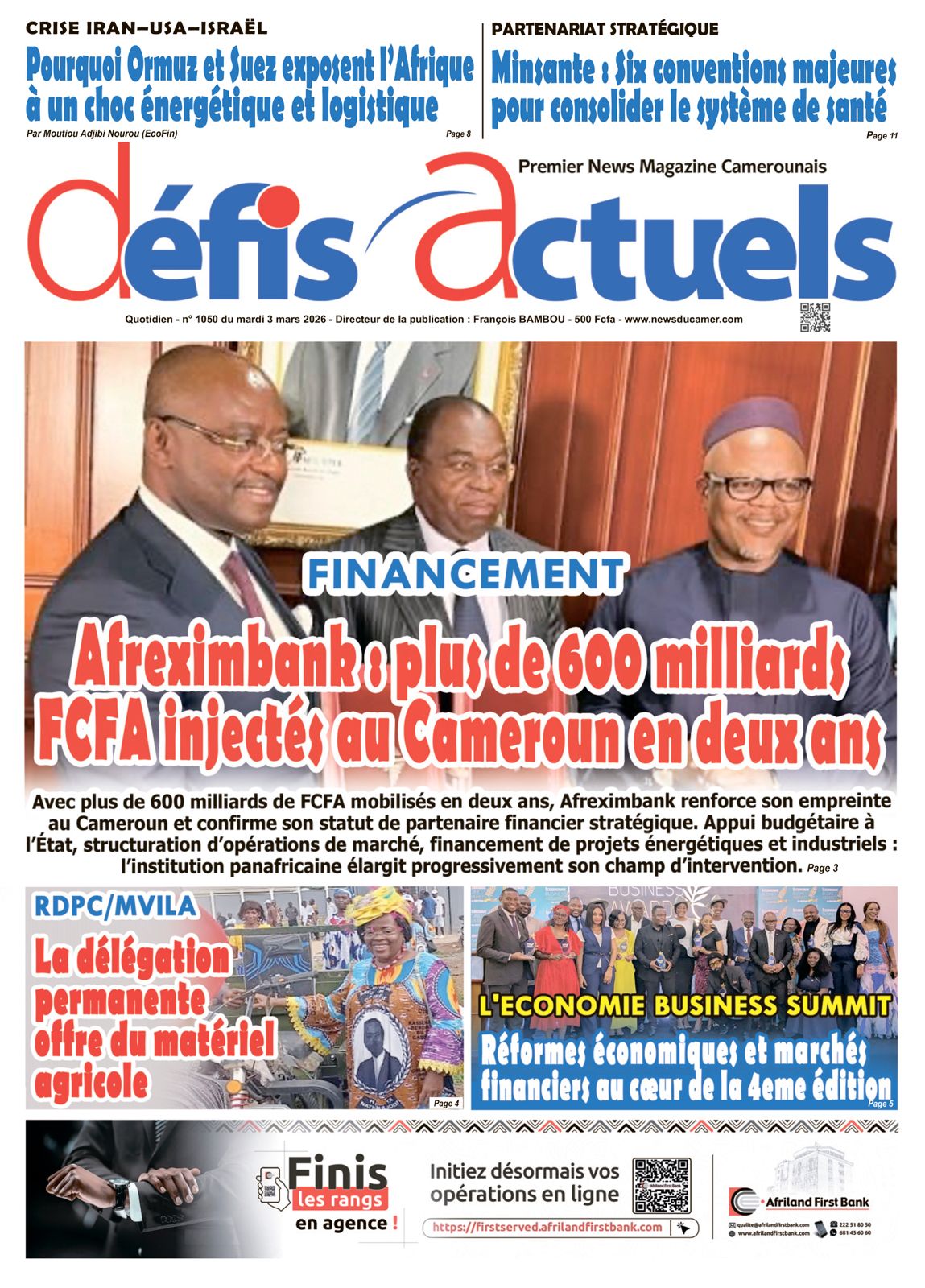 DÉFIS ACTUELS N°1050