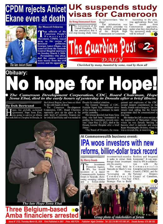 THE GUARDIAN POST N°3722