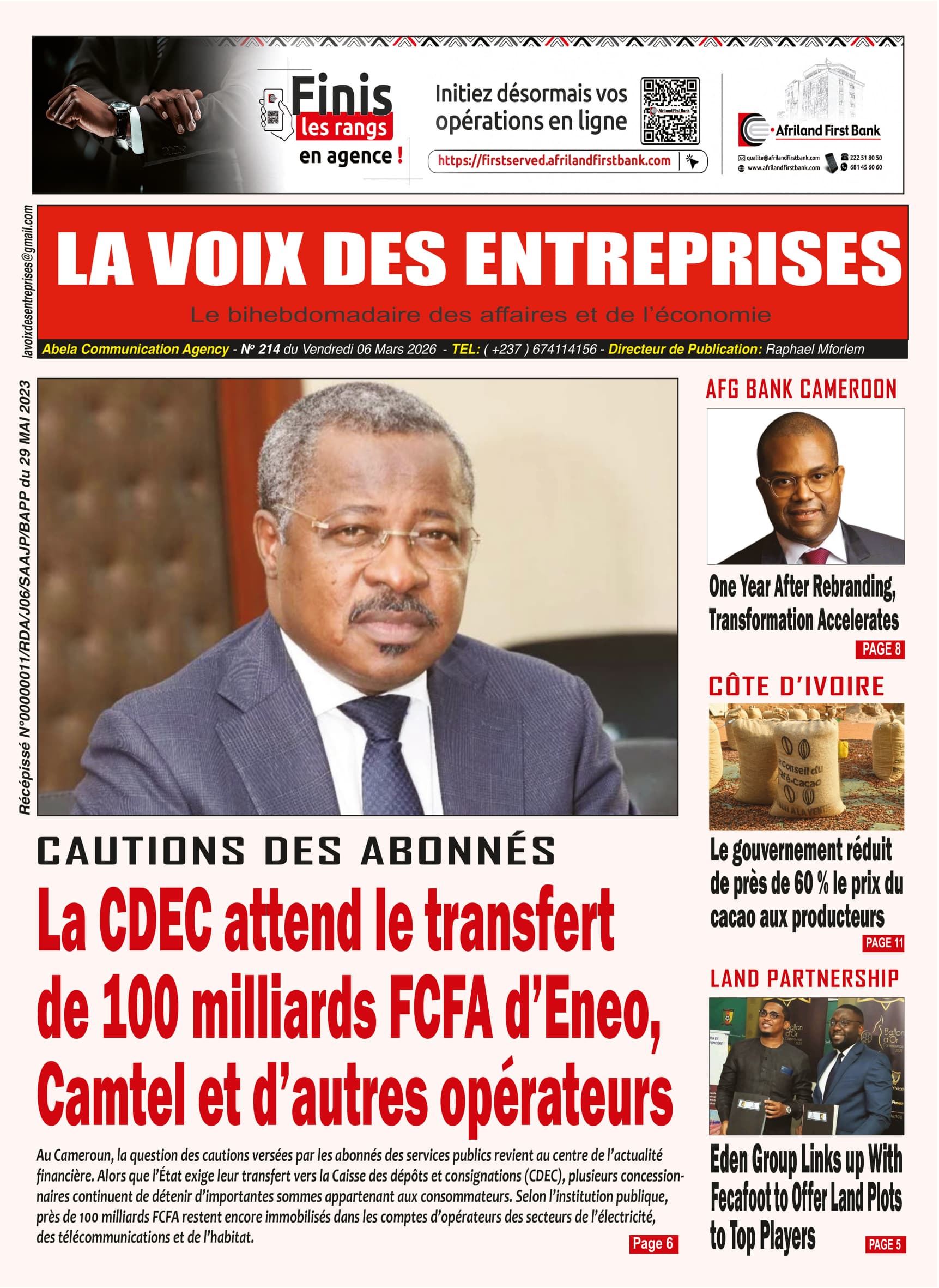 LA VOIX DES ENTREPRISES N°214