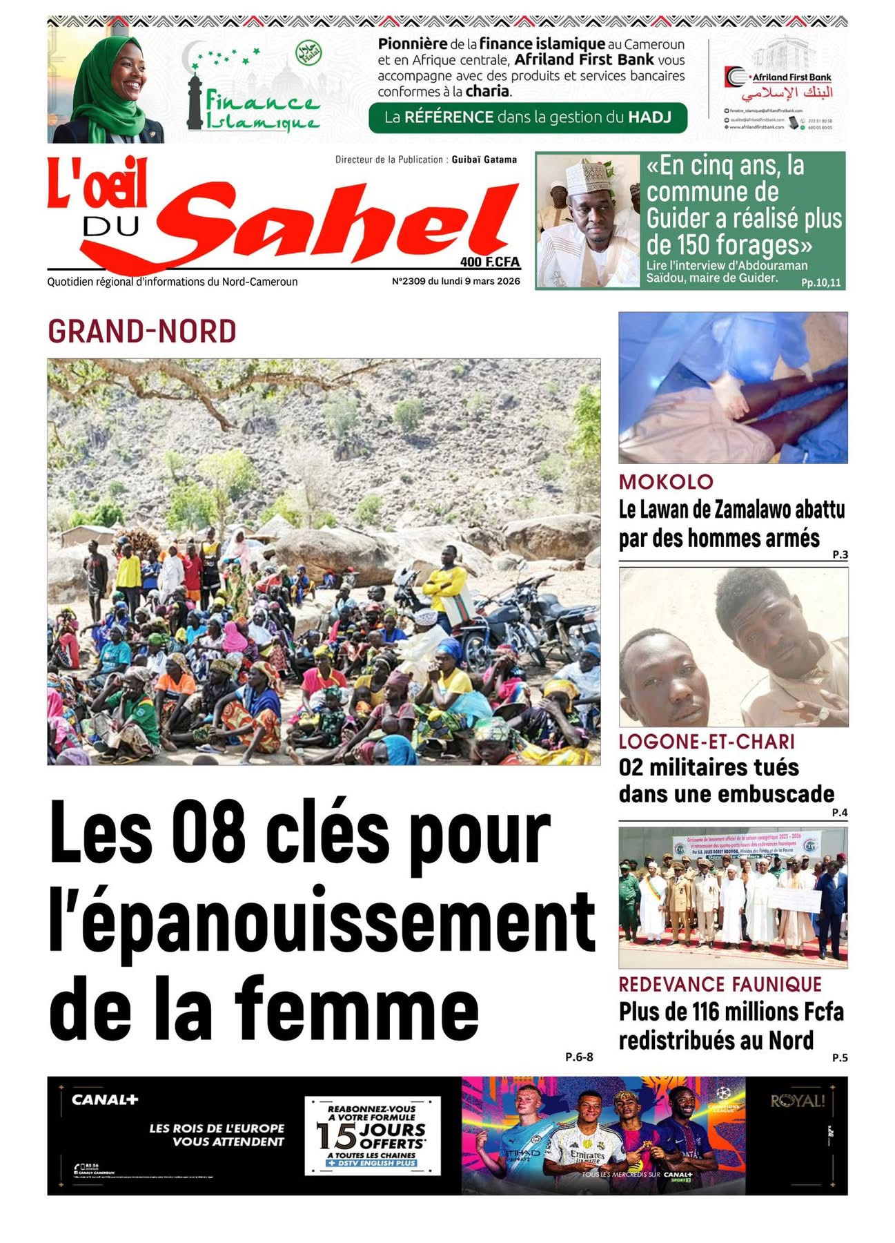 L’ŒIL DU SAHEL N°2309