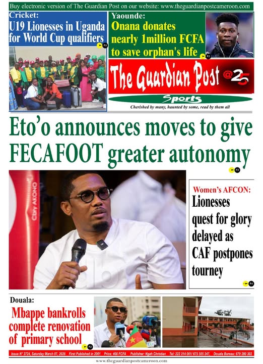 THE GUARDIAN POST N°3724