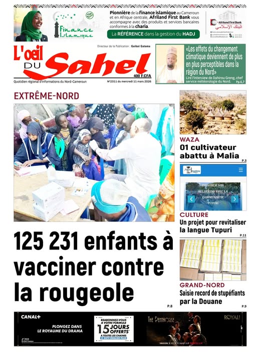 L’ŒIL DU SAHEL N°2311