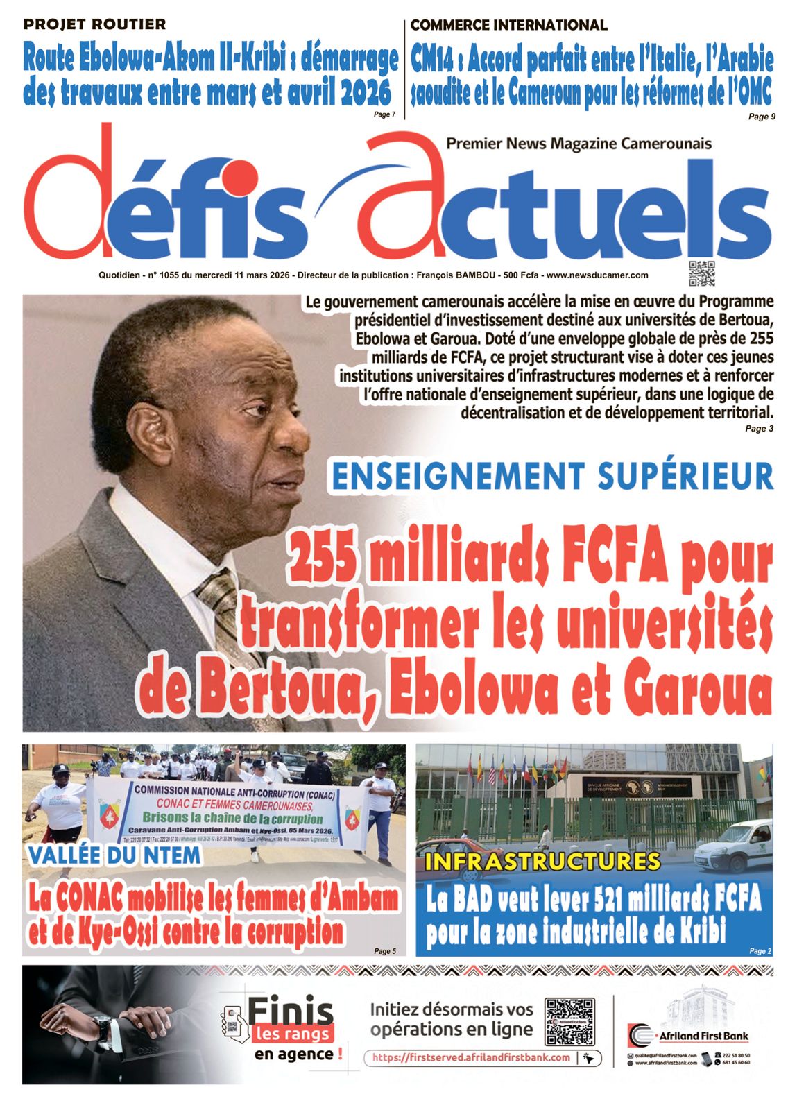 DÉFIS ACTUELS N°1055