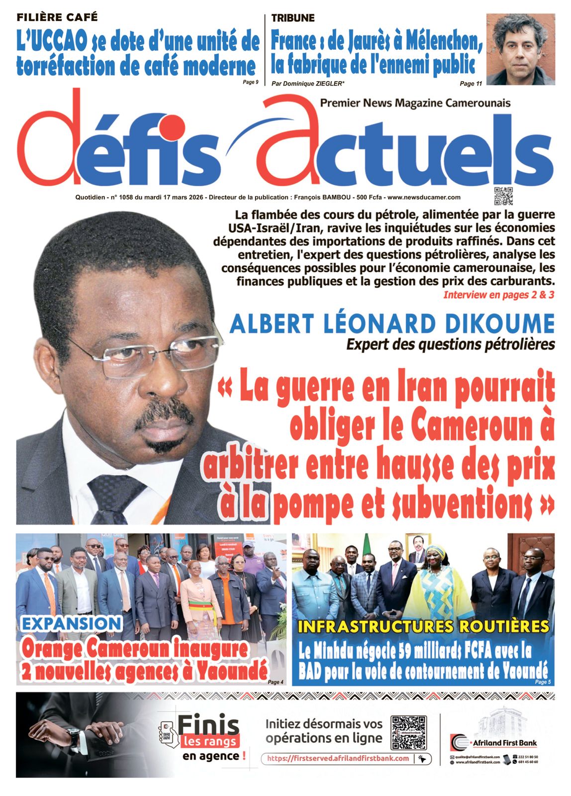 DÉFIS ACTUELS N°1058