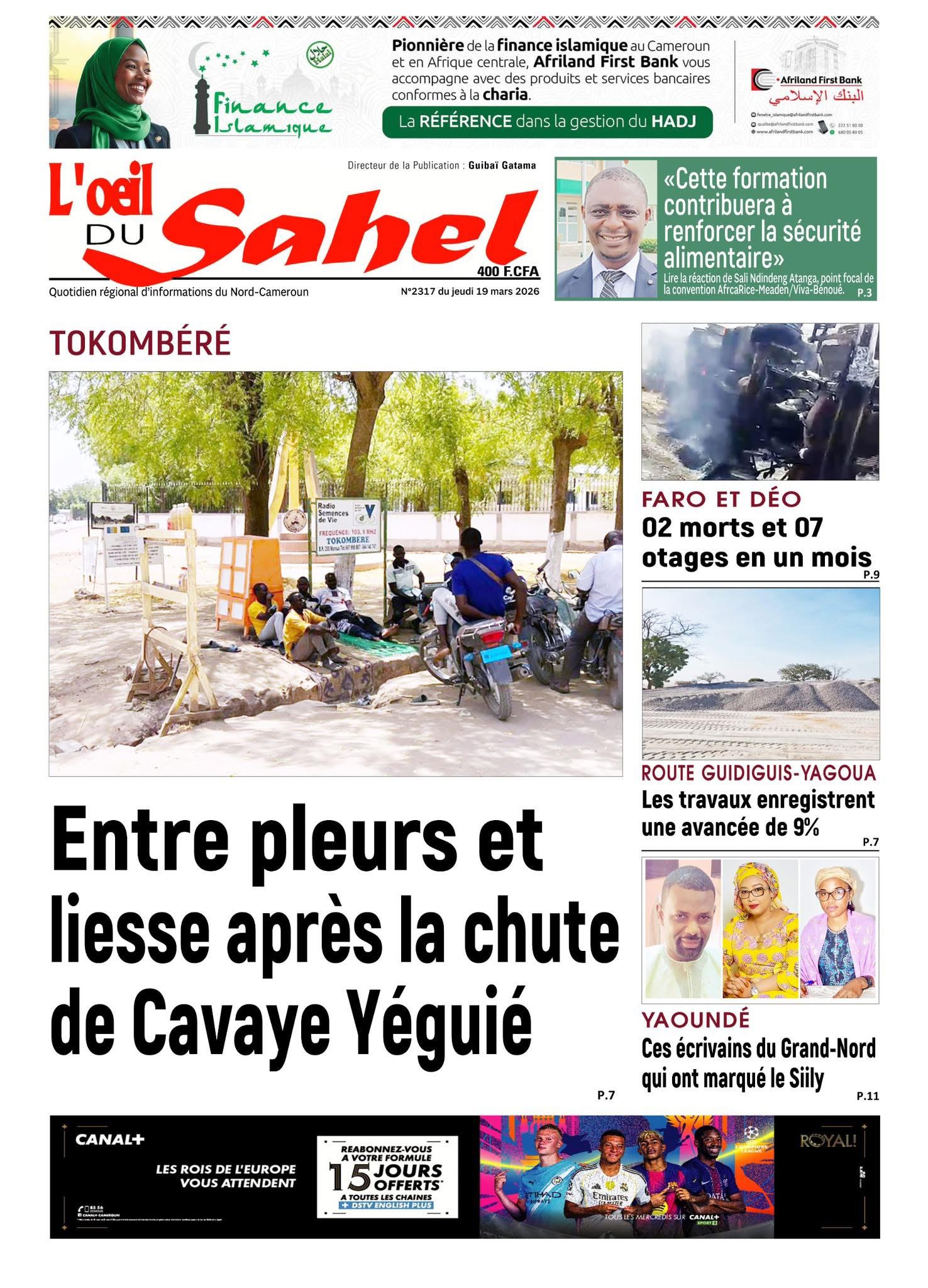 L’ŒIL DU SAHEL N°2317