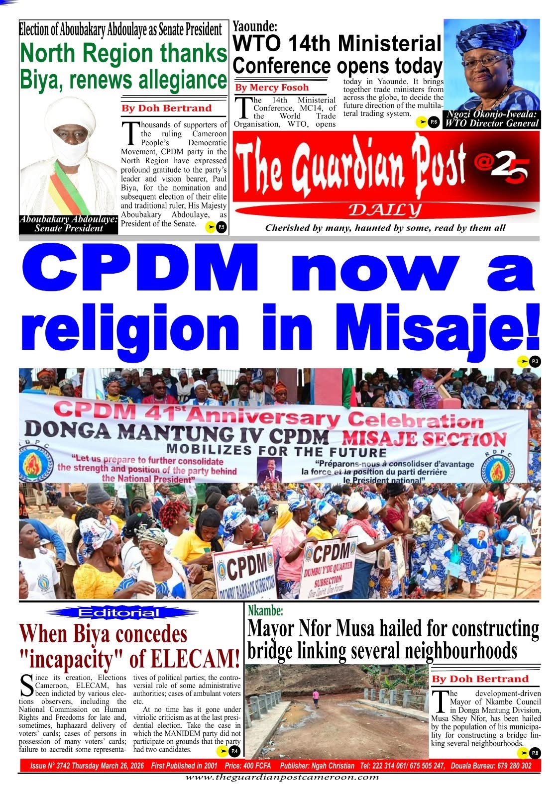 THE GUARDIAN POST N°3742