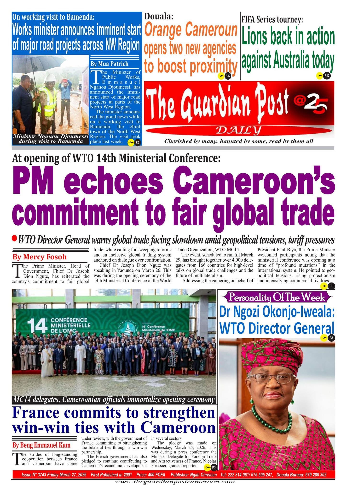 THE GUARDIAN POST N°3743