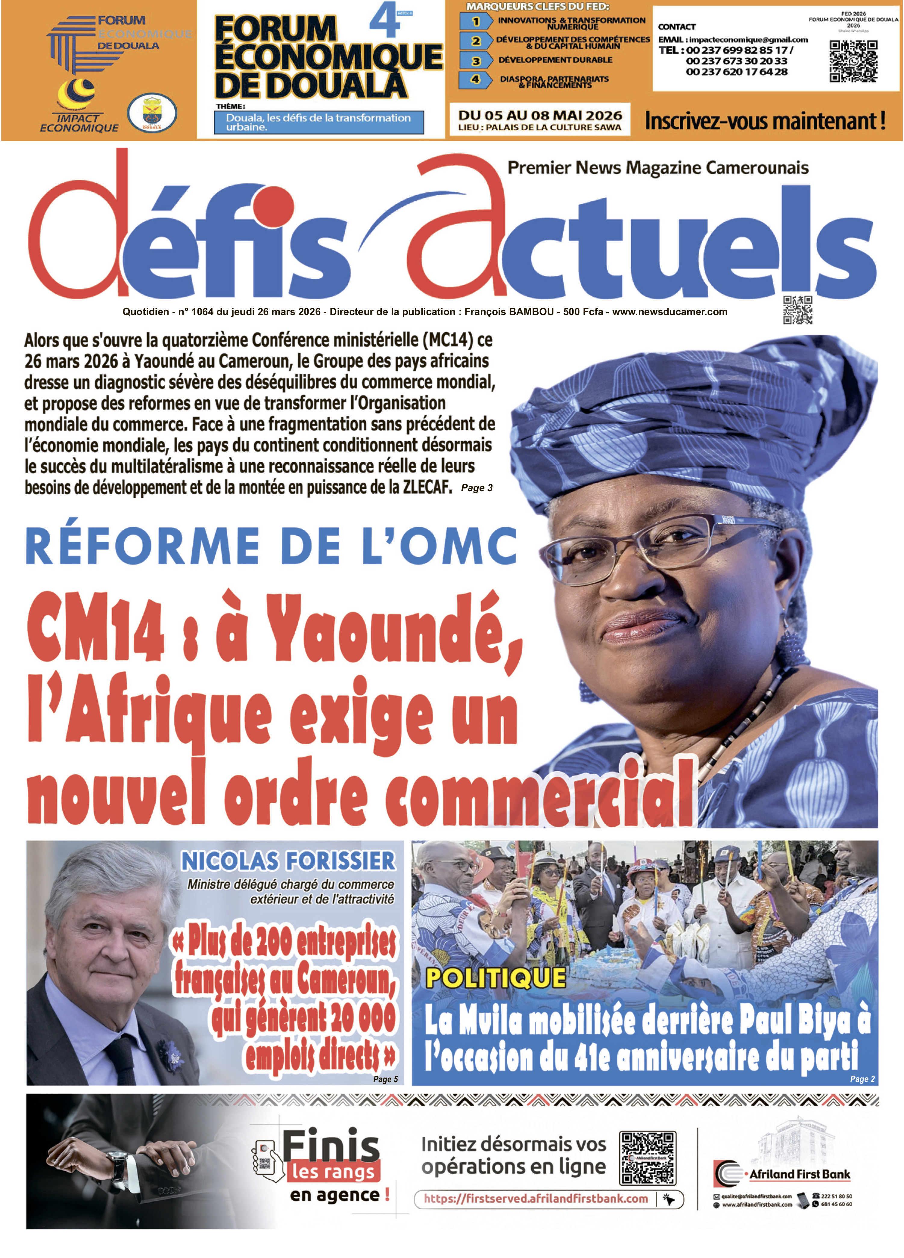 DEFIS ACTUELS N°1064