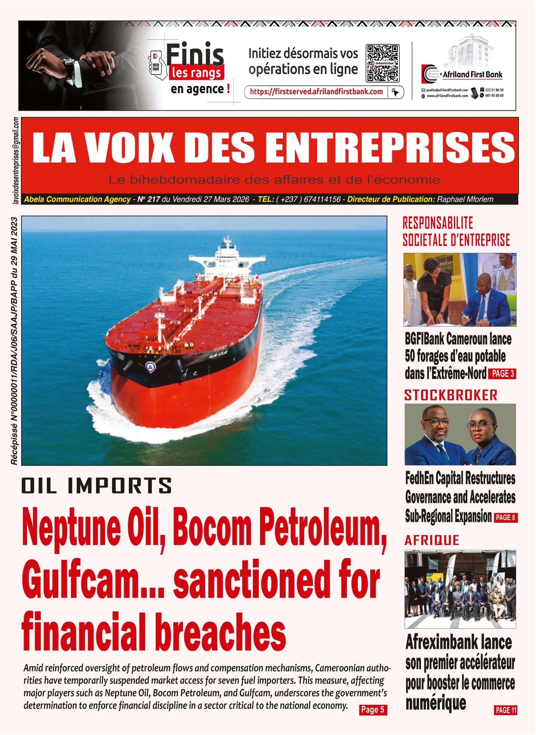 LA VOIX DES ENTREPRISES N°217