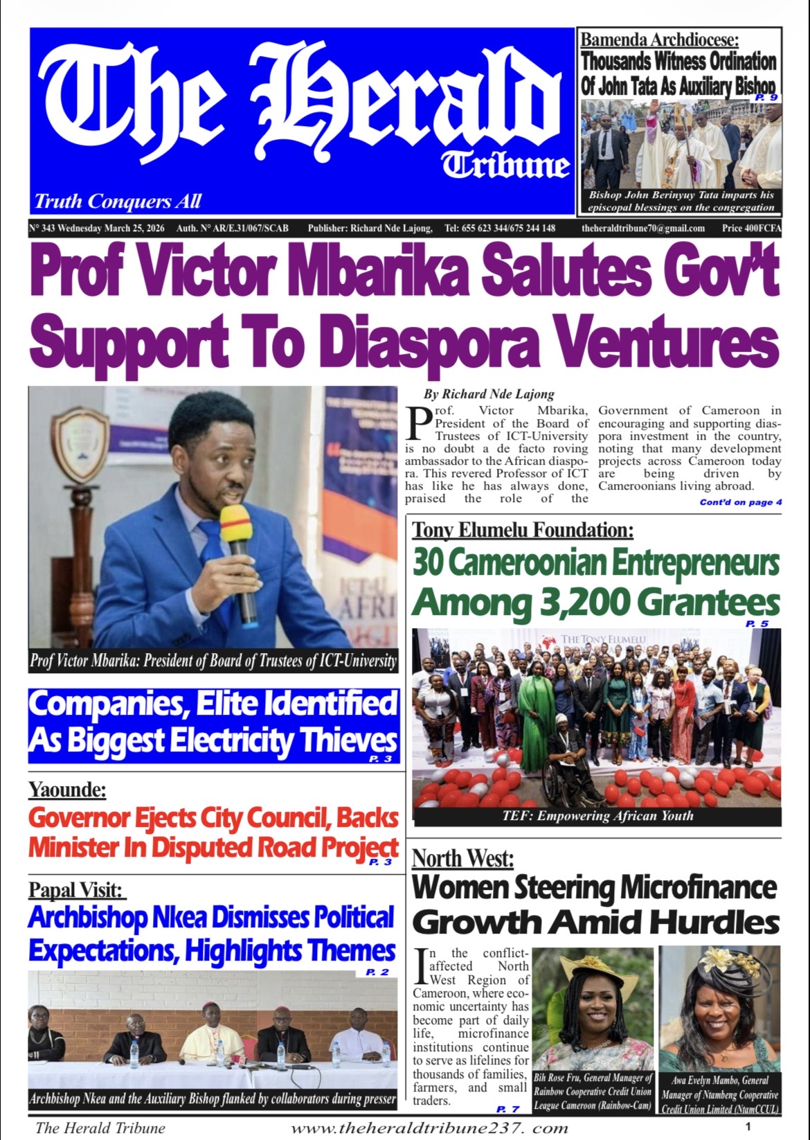 THE HERALD TRIBUNE N°343