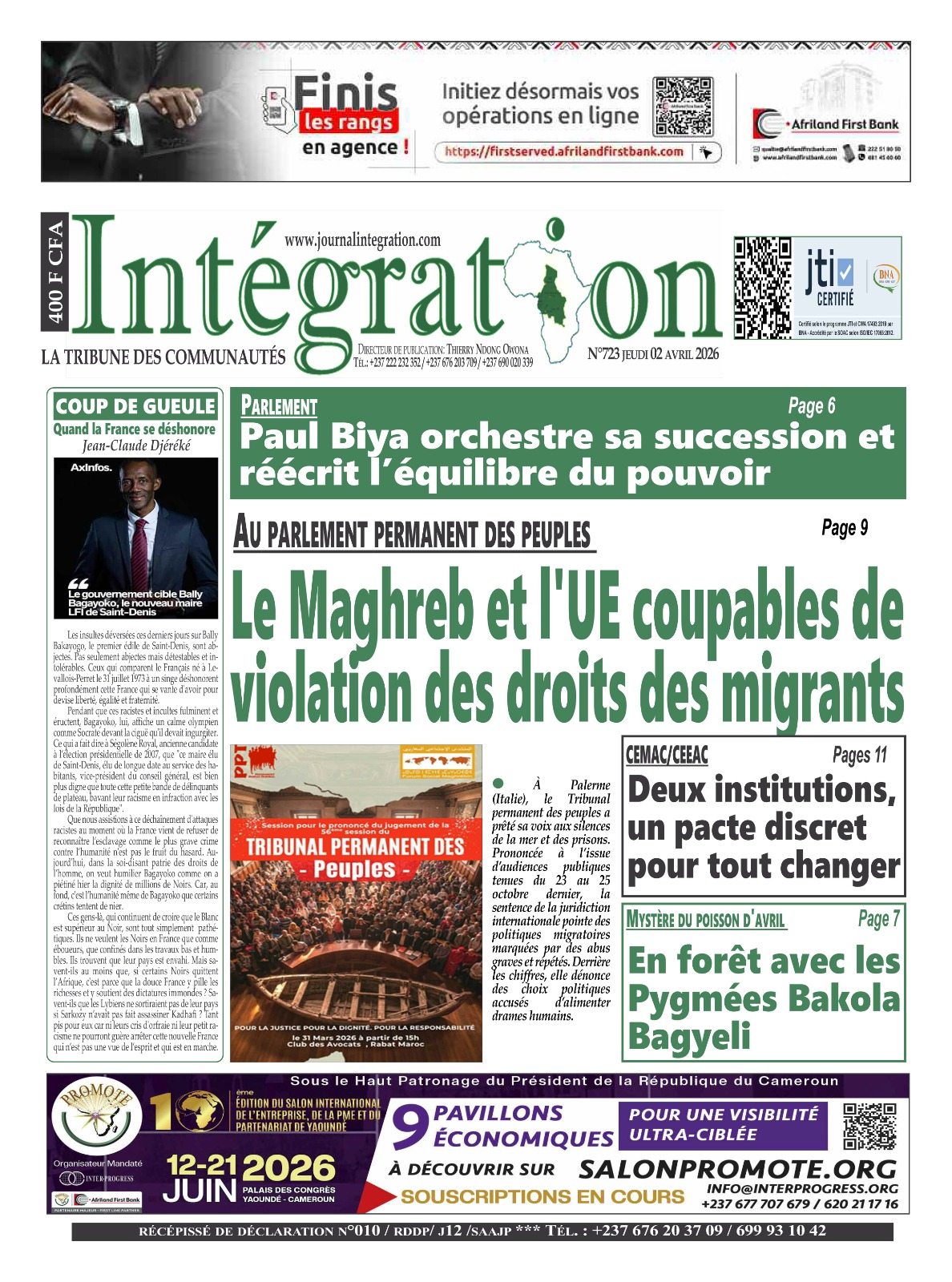 INTÉGRATION N°723