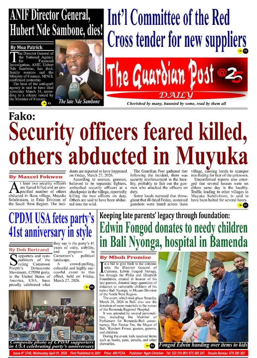 THE GUARDIAN POST N°3748