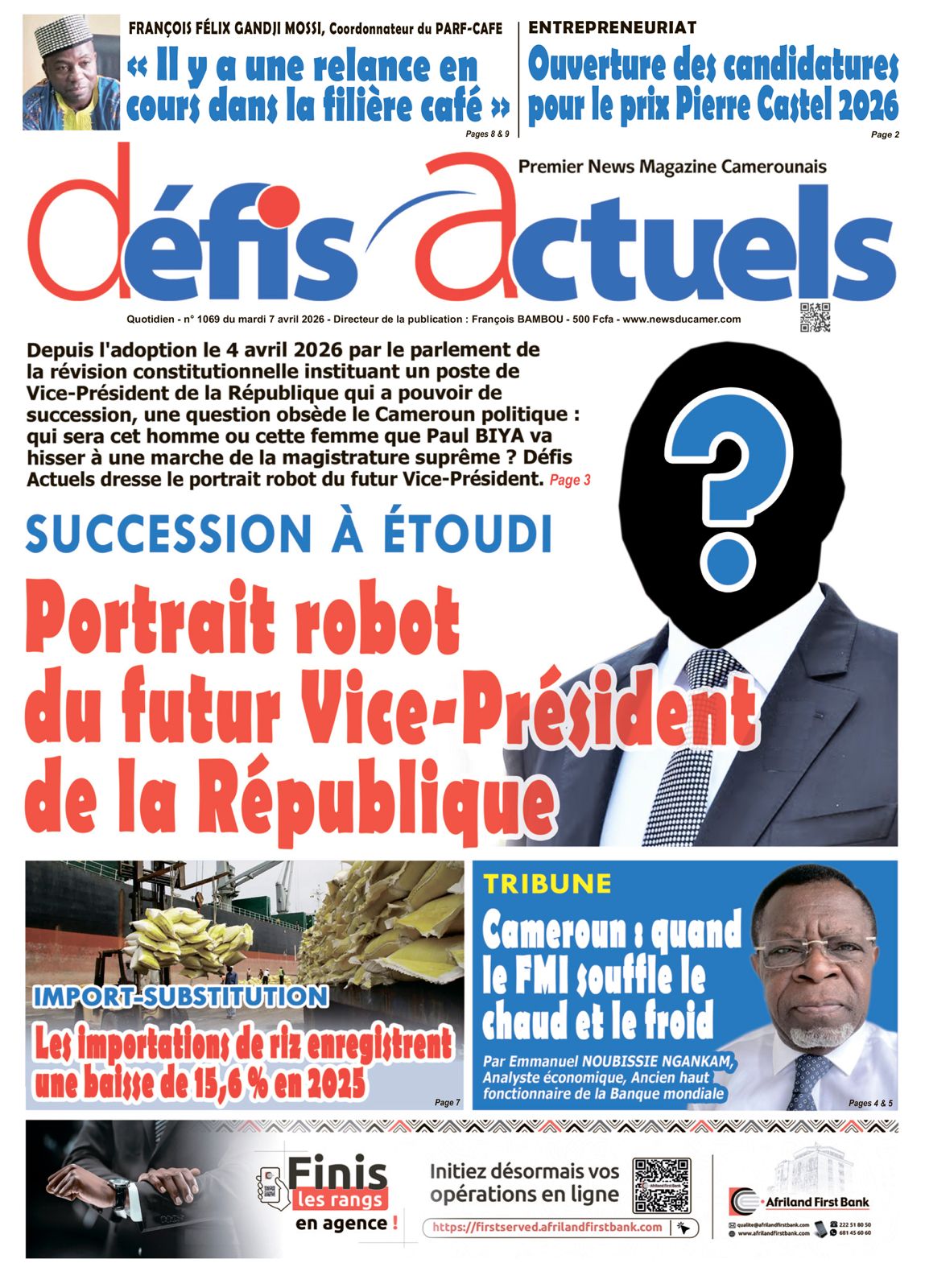 DÉFIS ACTUELS N°1069