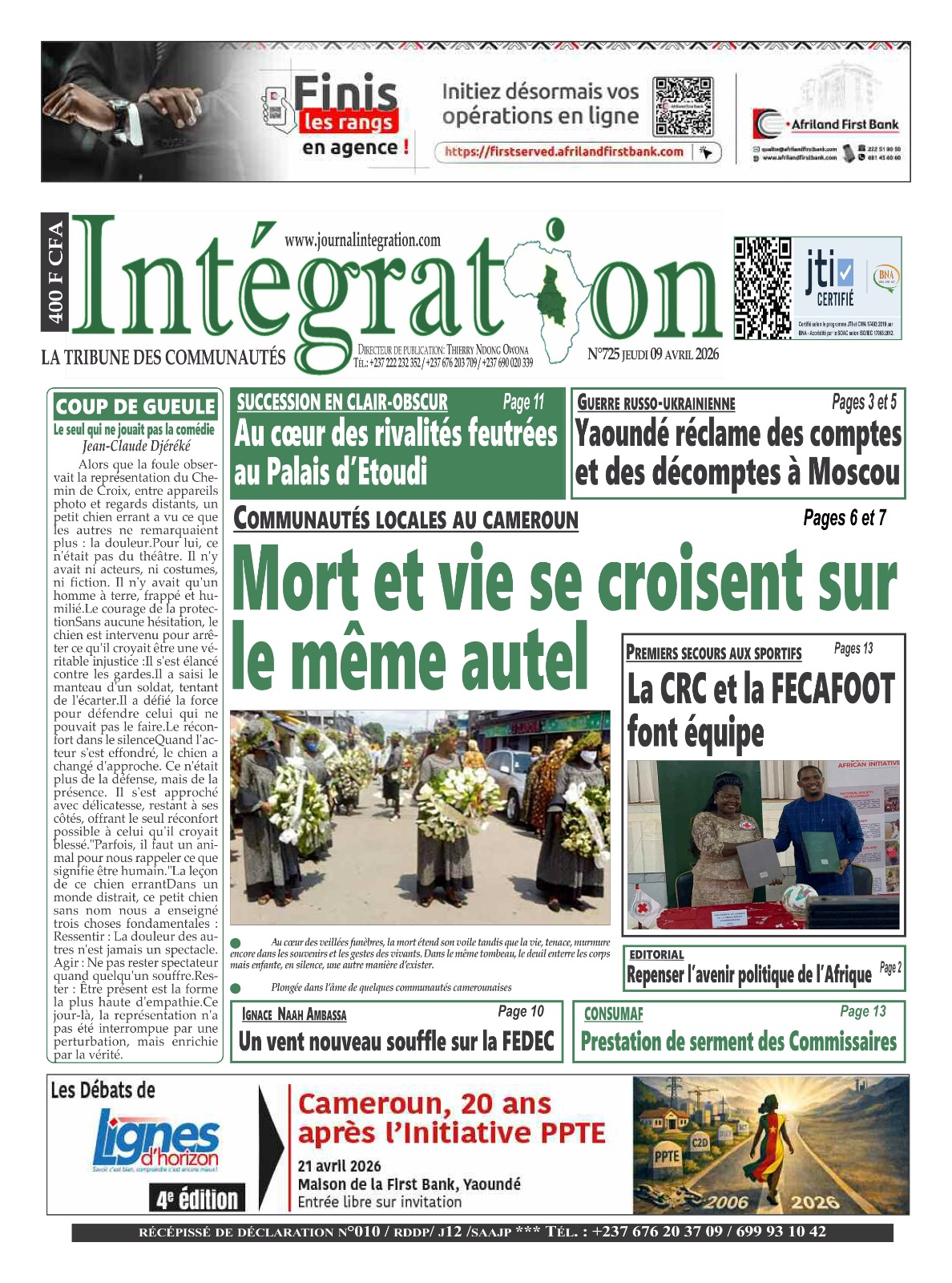 INTÉGRATION N°725