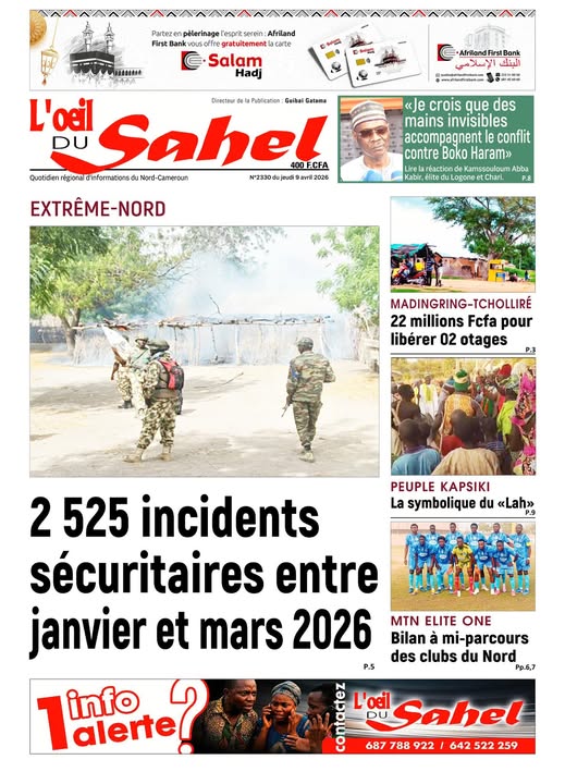 L’ŒIL DU SAHEL N°2331