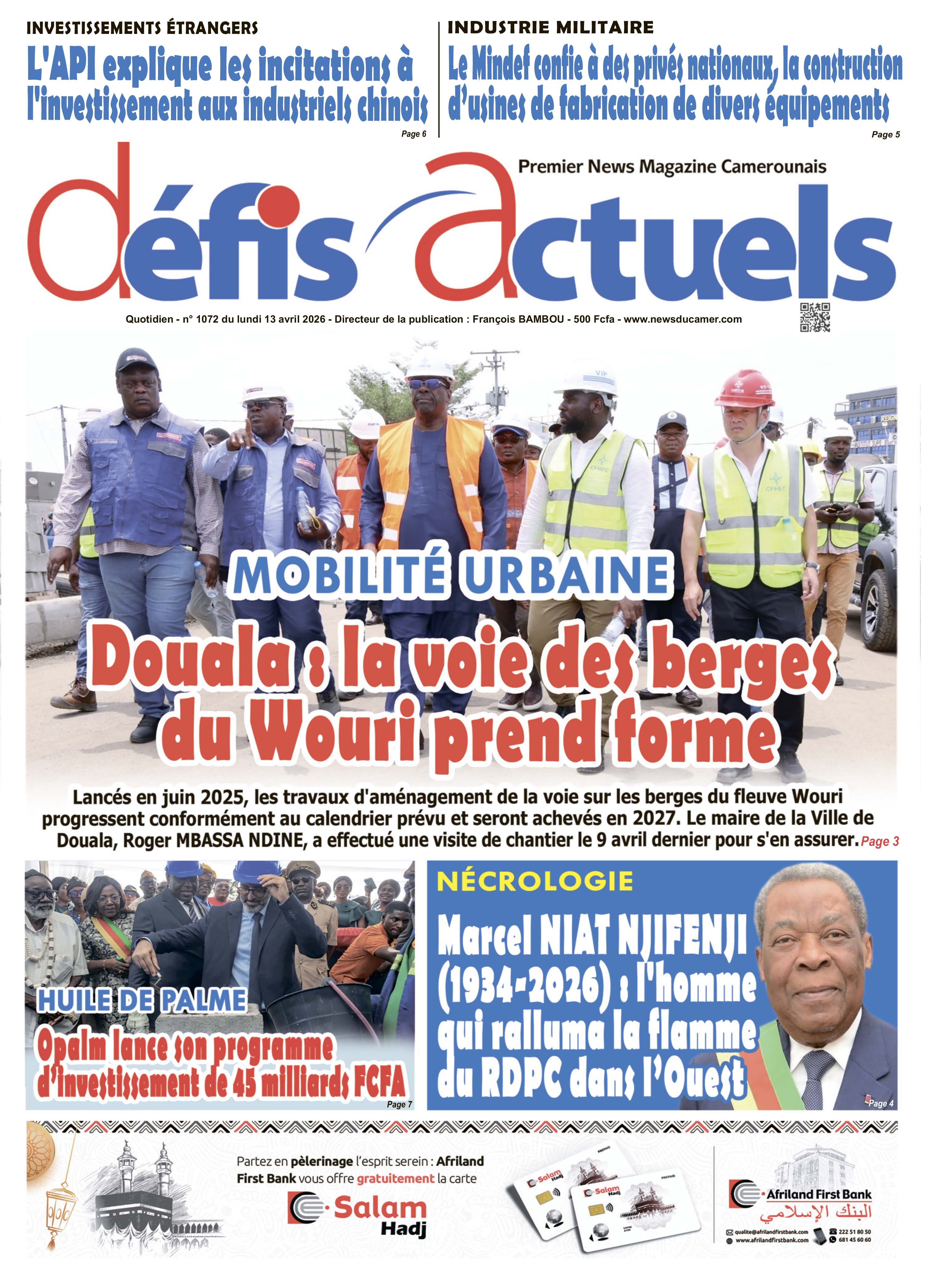 DÉFIS ACTUELS N°1072