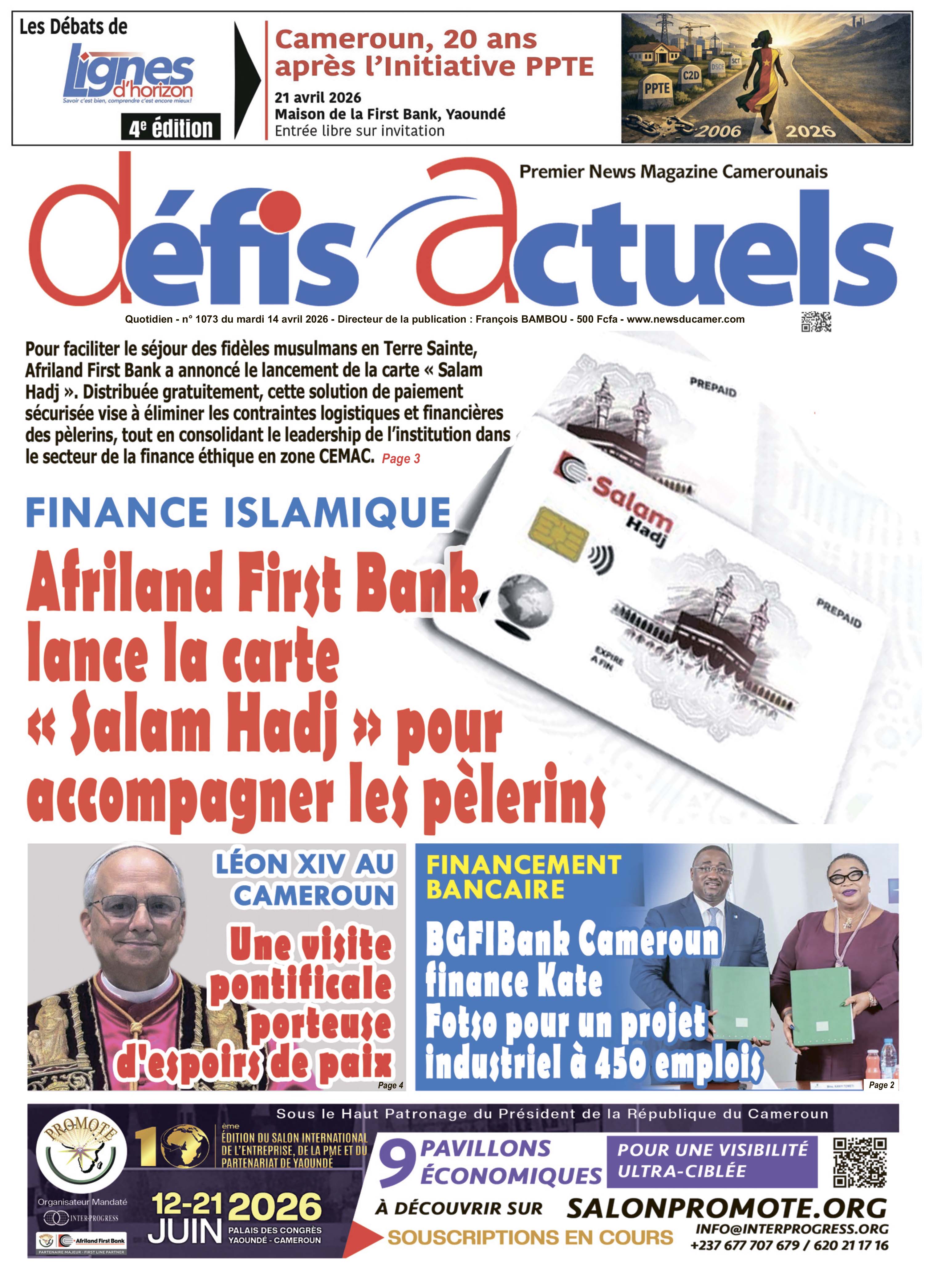 DÉFIS ACTUELS N°1073