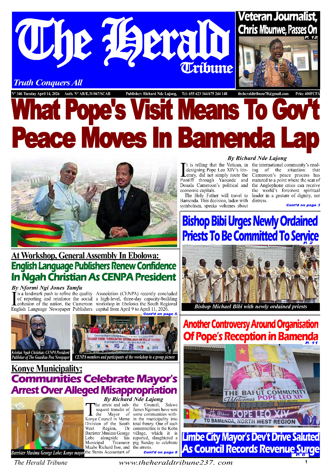 The Herald Tribune N°346