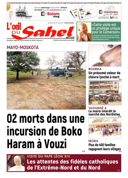 L’ŒIL DU SAHEL N°2334