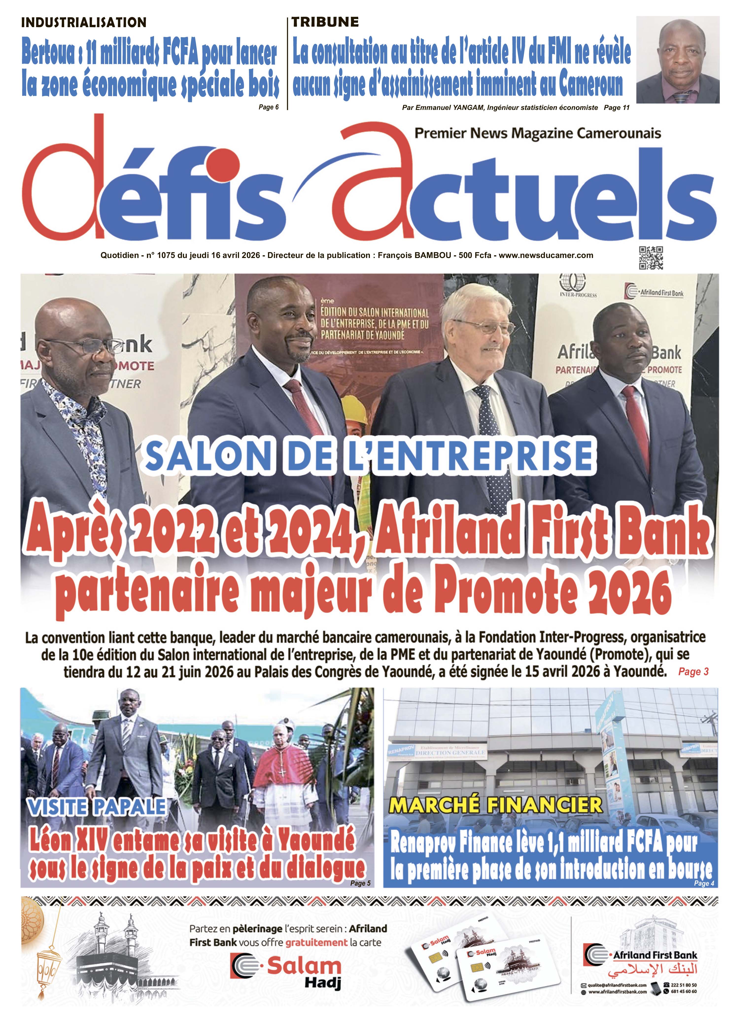 DÉFIS ACTUELS N°1075