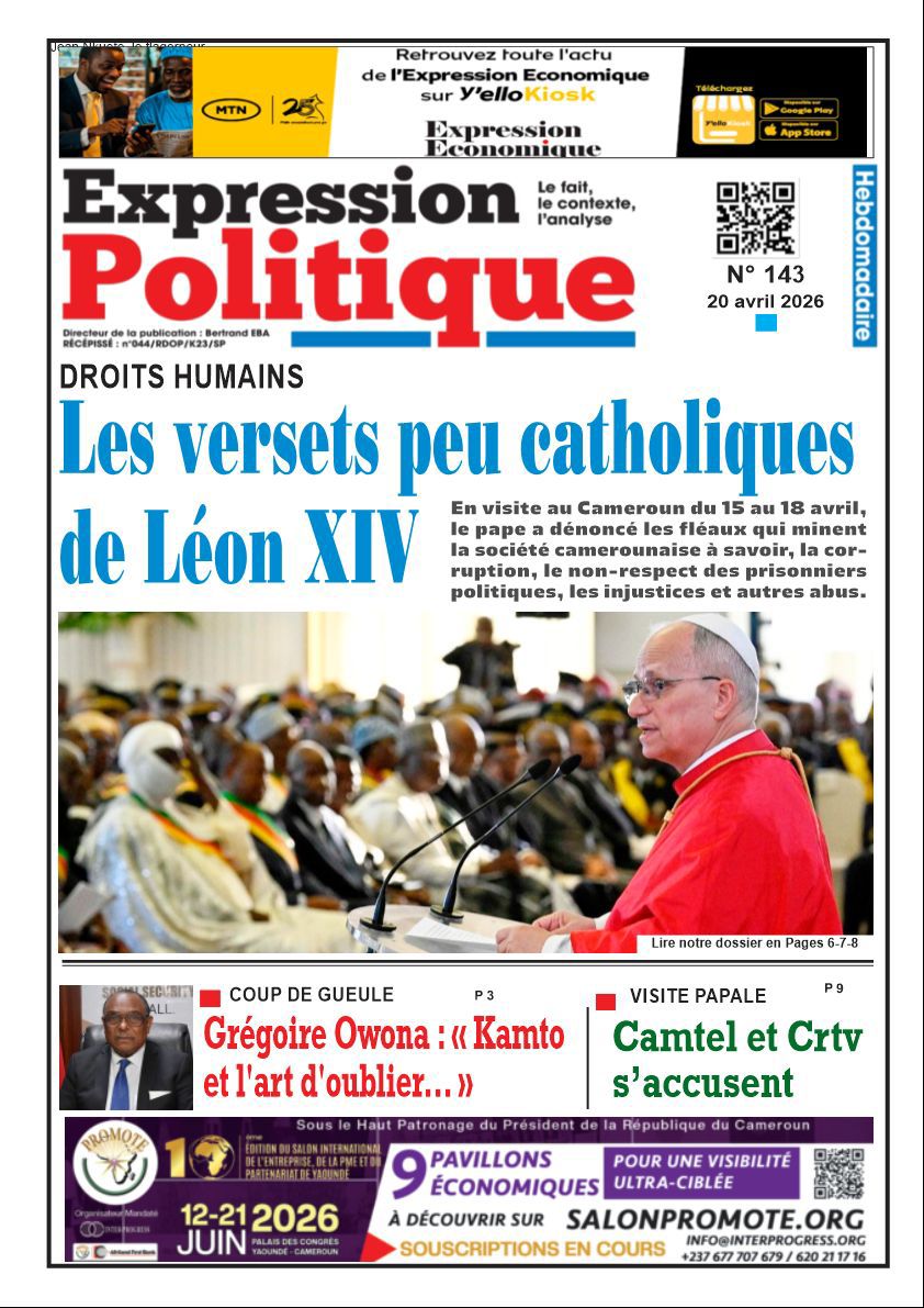 EXPRESSION POLITIQUE N°143