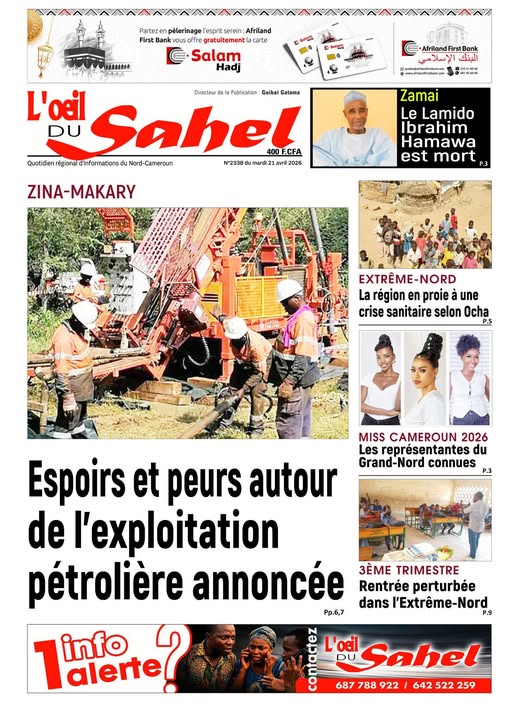 L’ŒIL DU SAHEL N°2338