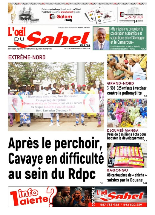 L’ŒIL DU SAHEL N°2339