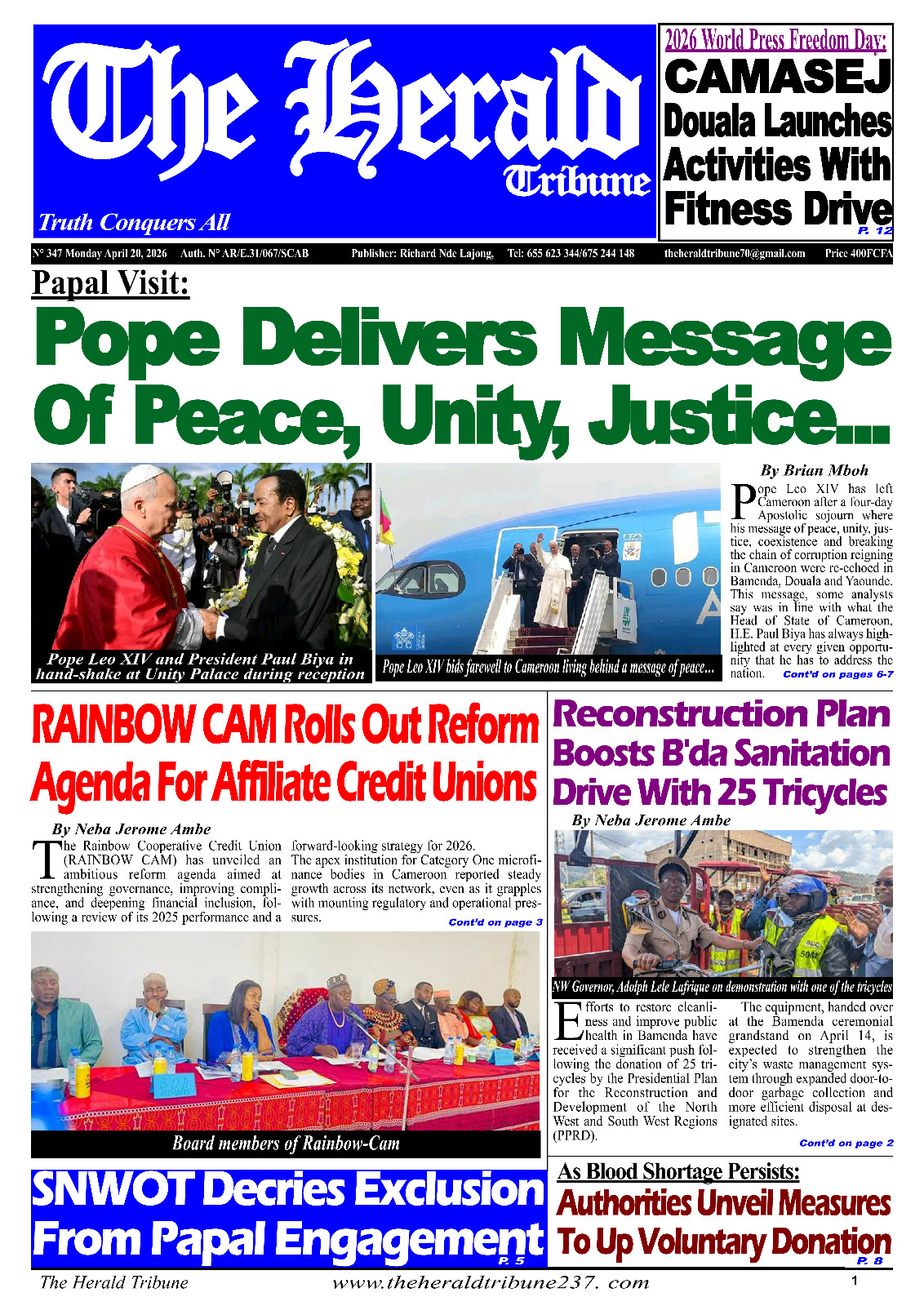 The Herald Tribune N°347