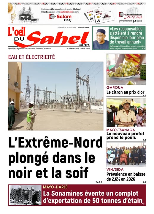 L’ŒIL DU SAHEL N°2340