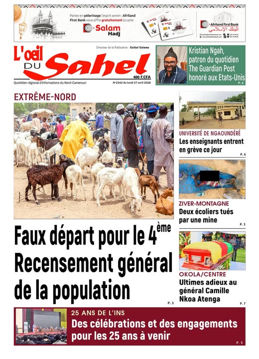 L’ŒIL DU SAHEL N°2342