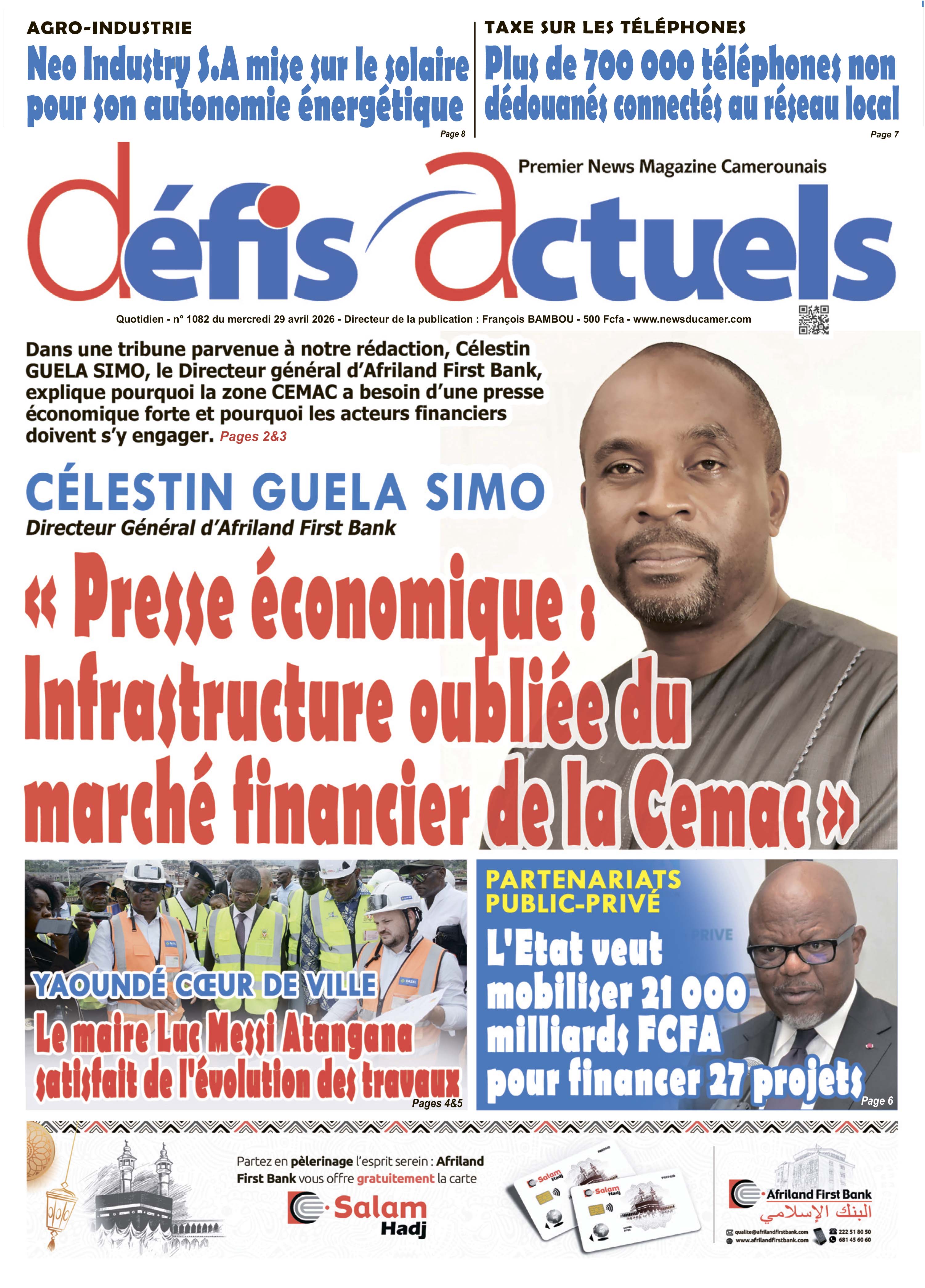 DÉFIS ACTUELS N°1082