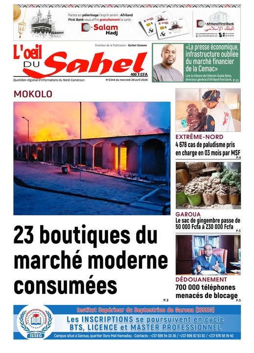 L’ŒIL DU SAHEL N°2344