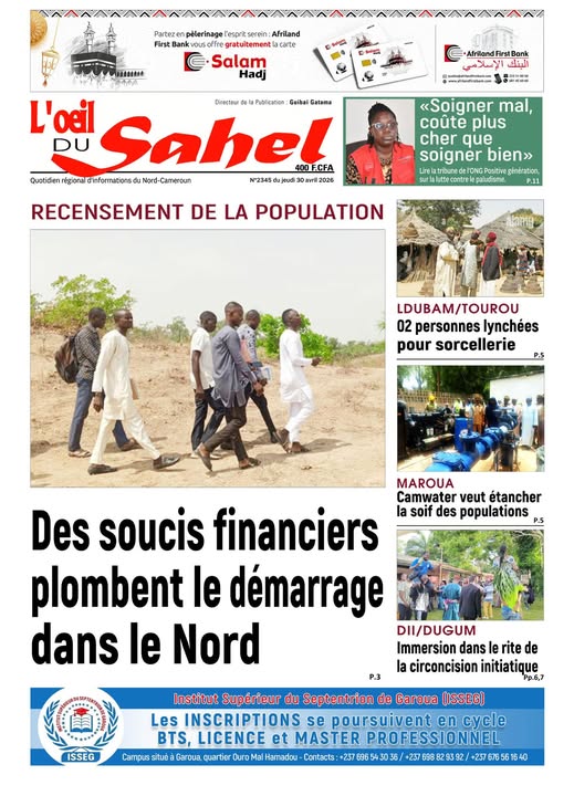 L’ŒIL DU SAHEL N°2345