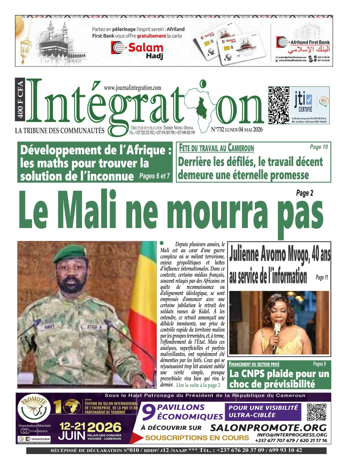 INTÉGRATION N°732