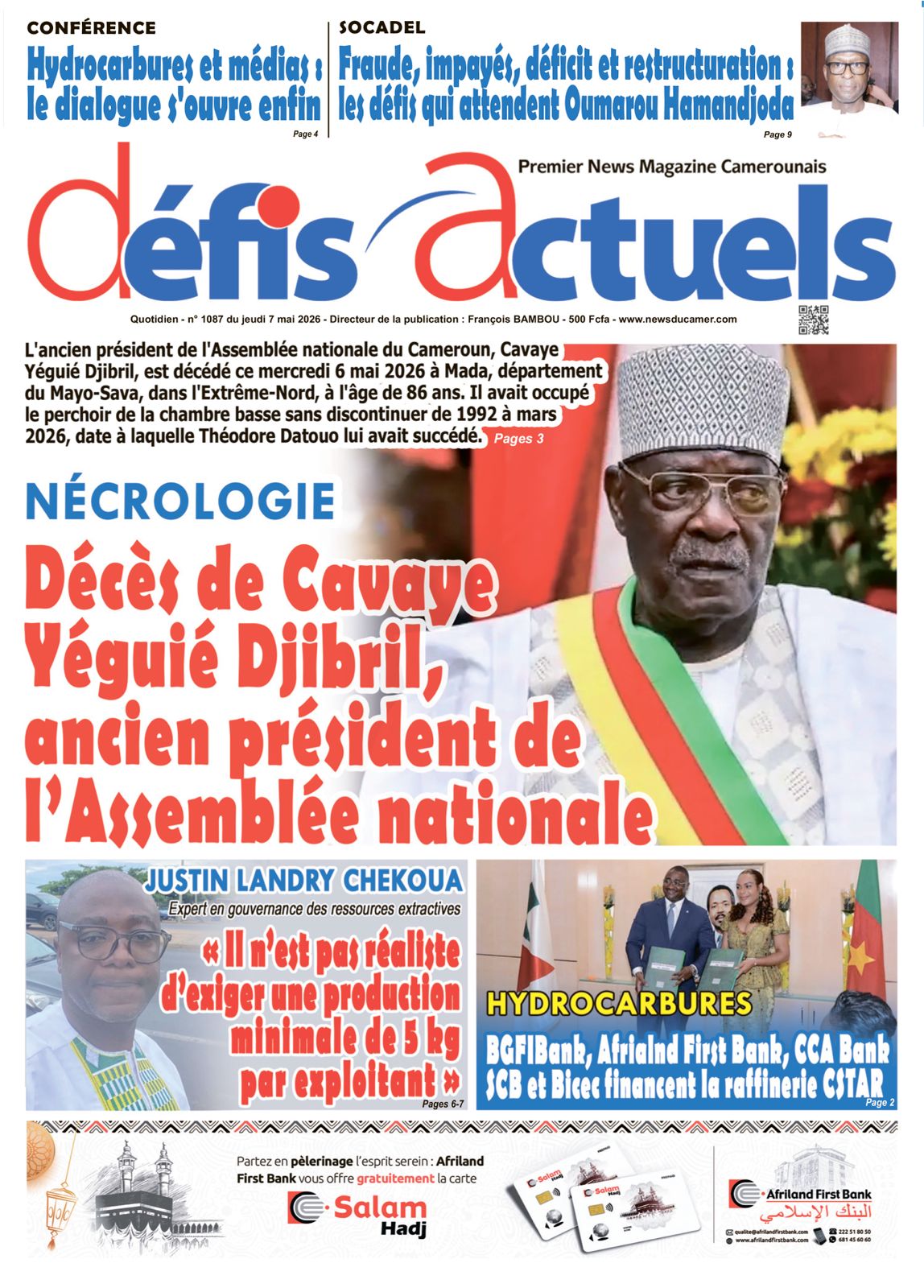 DÉFIS ACTUELS N°1087