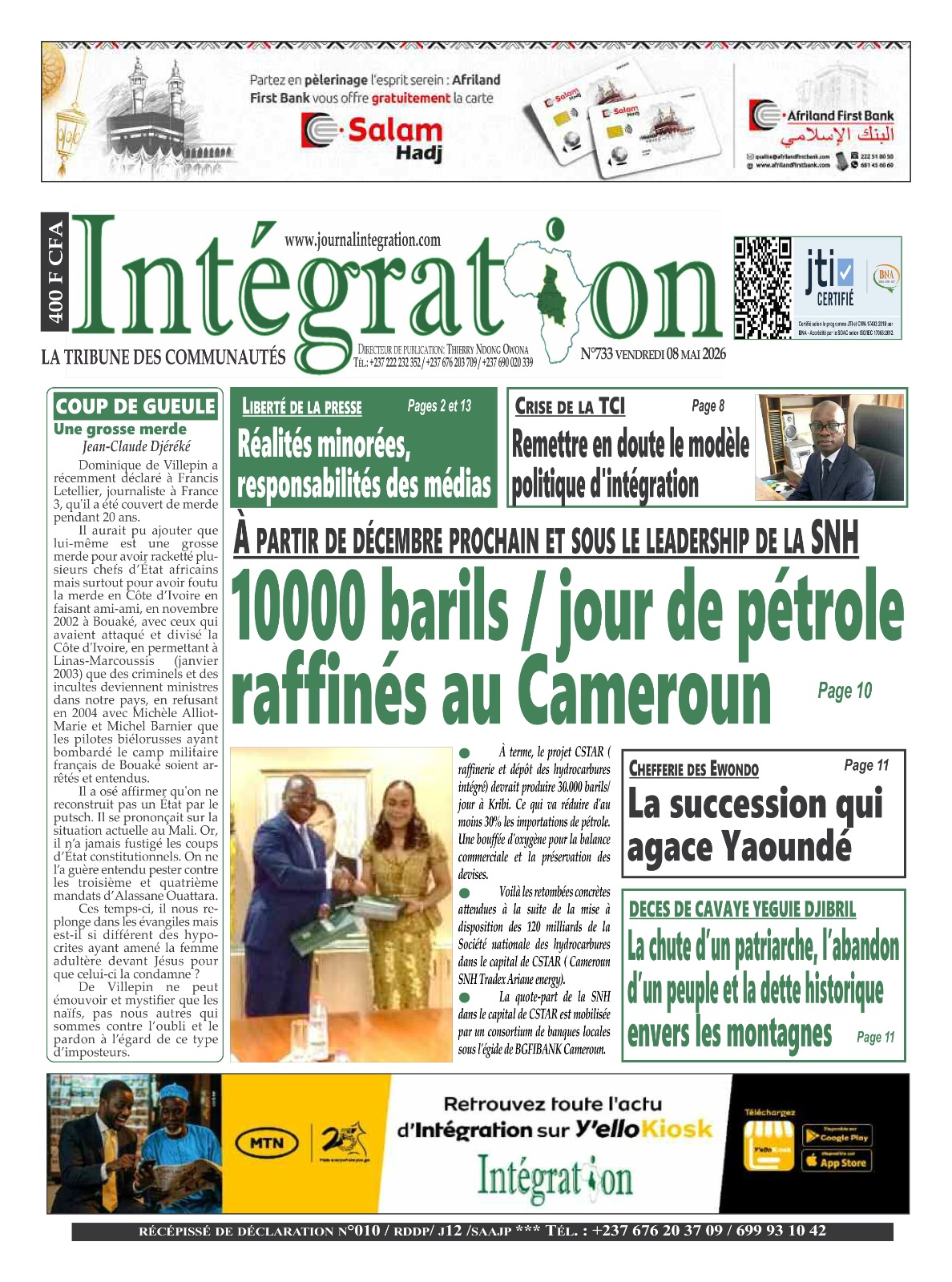 INTÉGRATION N°733