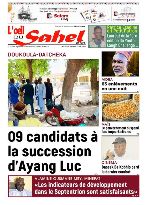 L’ŒIL DU SAHEL N°2353