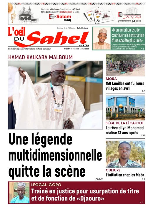 L’ŒIL DU SAHEL N°2354