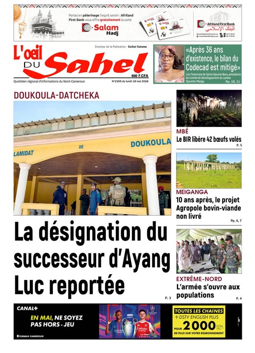 L’ŒIL DU SAHEL N°2355