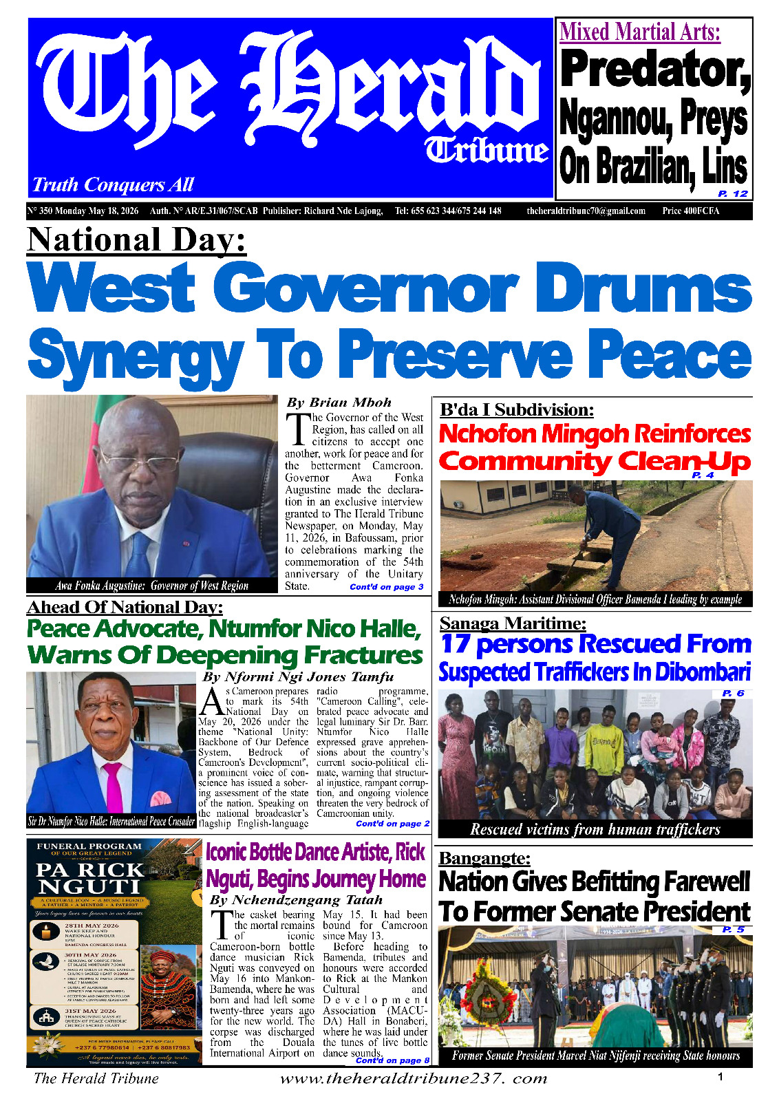 The Herald Tribune N°350