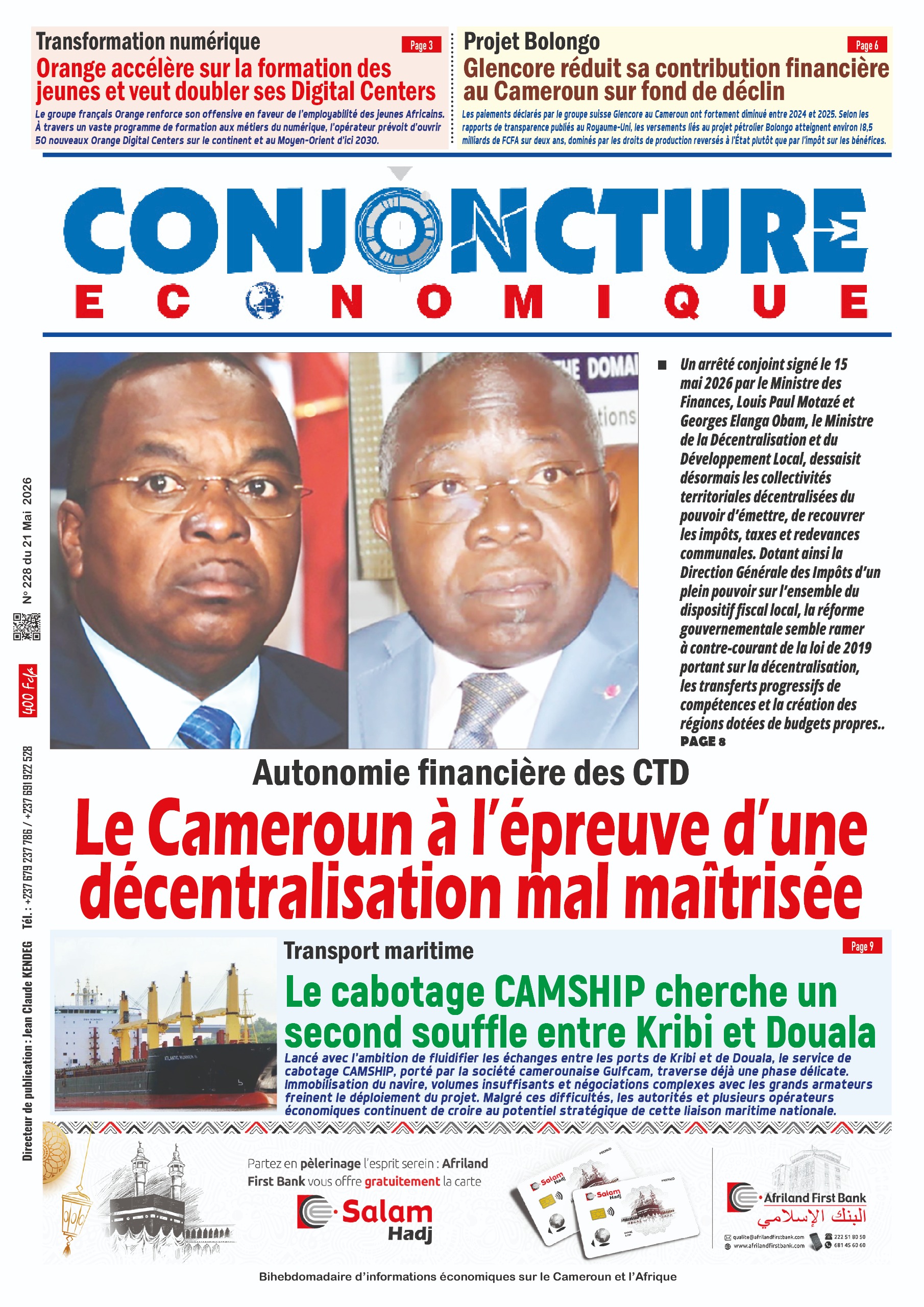Conjoncture Économique N°228