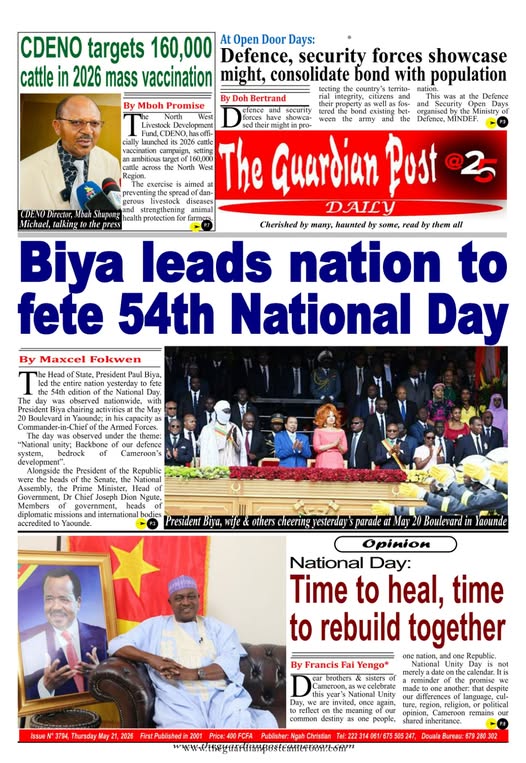 THE GUARDIAN POST N°3794