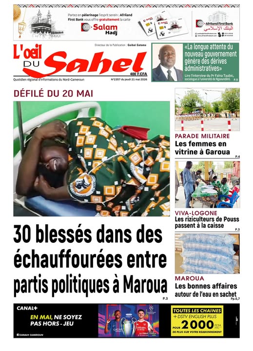 L’ŒIL DU SAHEL N°2357