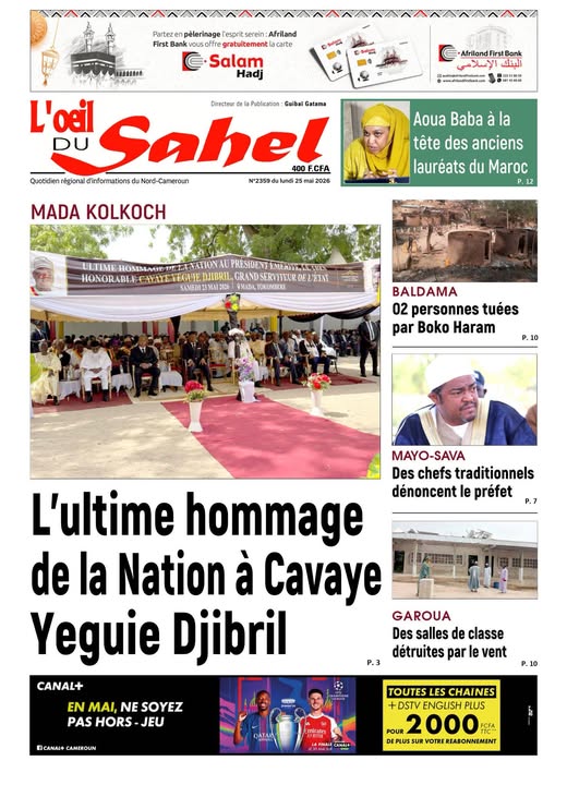 L’ŒIL DU SAHEL N°2359