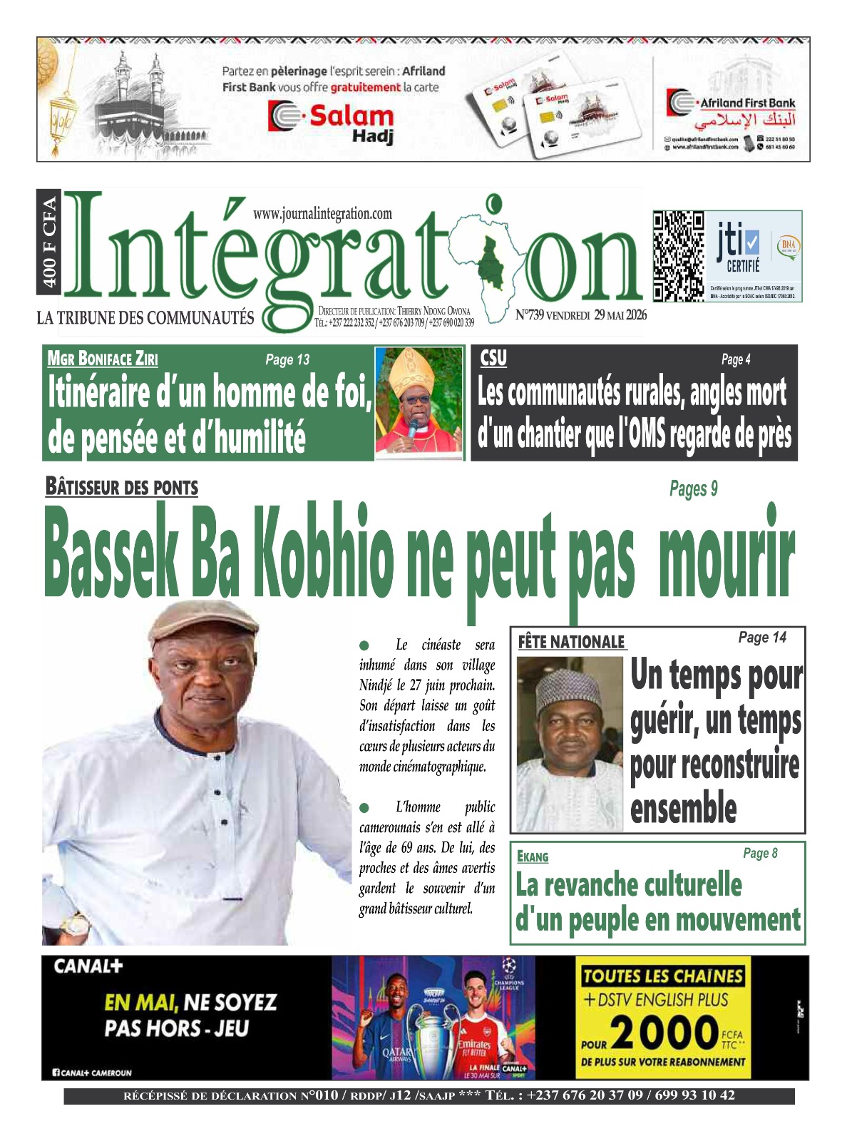 INTÉGRATION N°739
