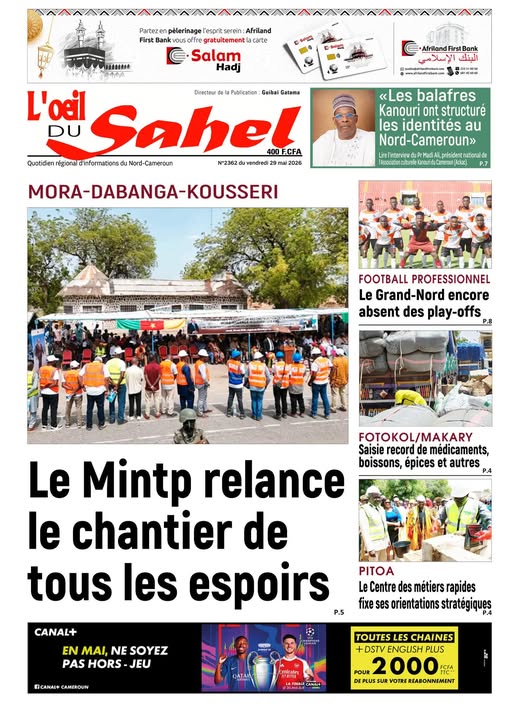 L’ŒIL DU SAHEL N°2362
