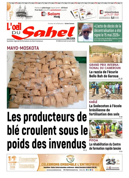 L’ŒIL DU SAHEL N°2072