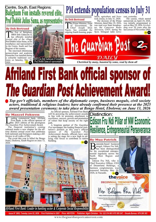 THE GUARDIAN POST N°3805